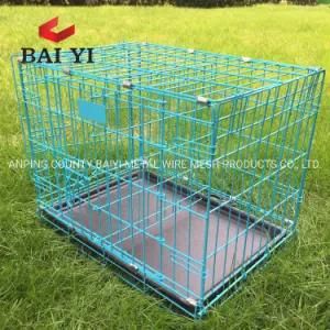 Hot Sale Guangzhou Dayang Collapsible Dog Cage with Divider
