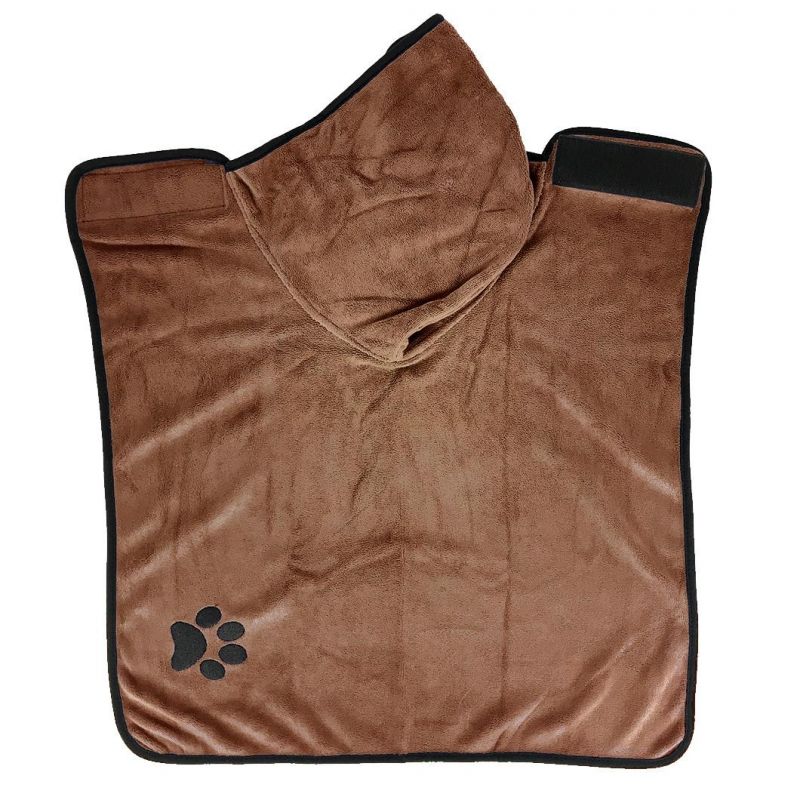 Mircofiber Absorbent Soft Grooming Quick-Dry Dog Cat Bathrobe Wholesale Pet Products