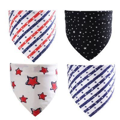 New American Stars and Stripes Cotton Dog Pet Bandana