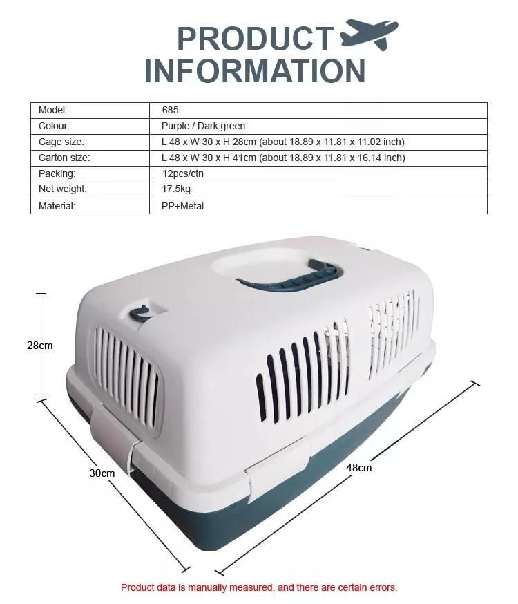 in Stock OEM ODM Pet Accessories Pet Products Pet Transport Box Pet Transport Cage