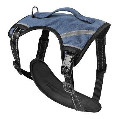 No Pull Reflective Adjustable Soft Padded Dog Harness No-Choke Pet Oxford Vest with Easy Control Handle