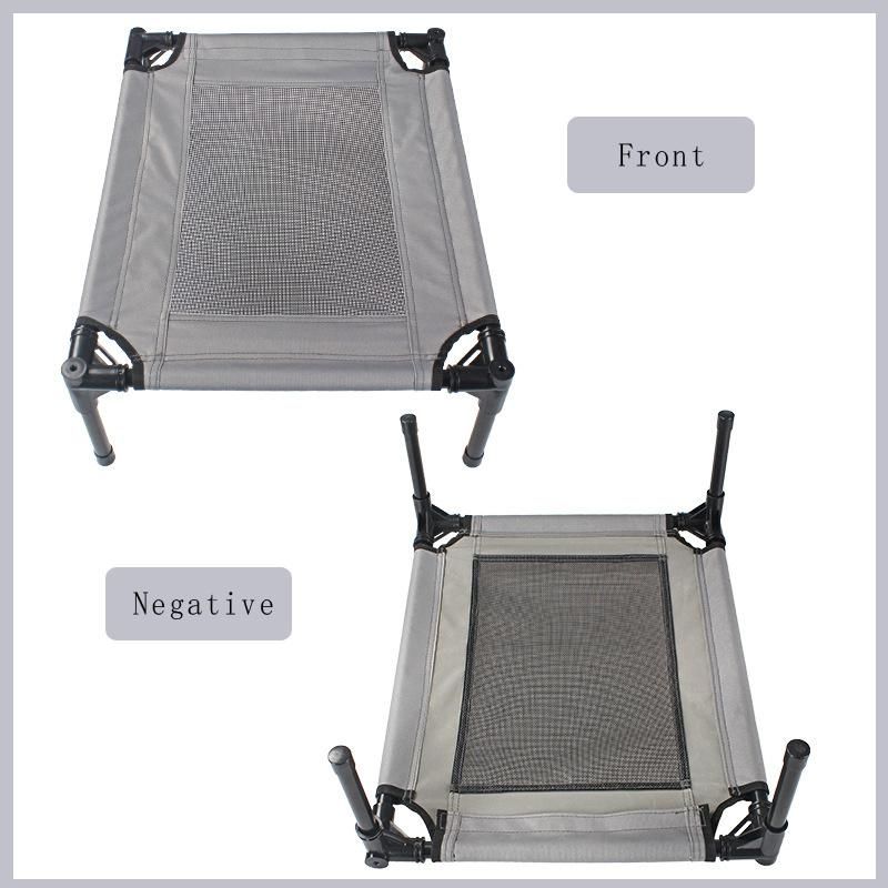 Elevated Dog Bed, Raised Pet Bed with Non-Slip Feet, Stable Frame and Durable Support Teslin Recyclable Mesh, Breathable Indoor and Outdoor, Multi-Size Breathab