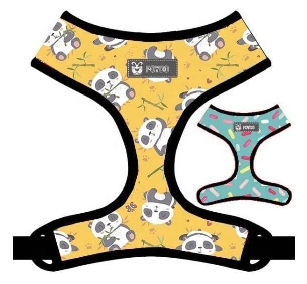 High Quality Duo Reversible Dog Harness with Custom Pattern