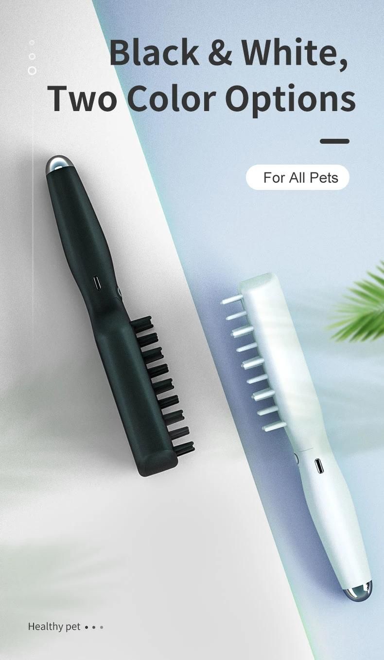 Pet Hair Trimmer Comb Cutting Cut with 2 Blades Grooming Razor Thinning Dog Cat Combs Dog Cat Hair Remover Hair Brush & Comb