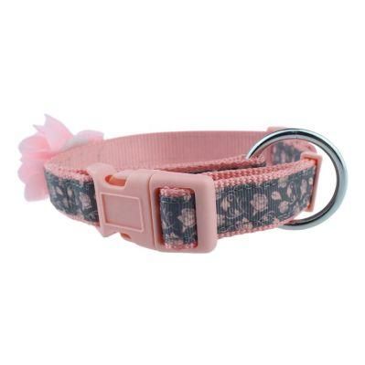 Wholesale Custom Personalized Fashion Flower Dog Collar for Puppy Pet Cat