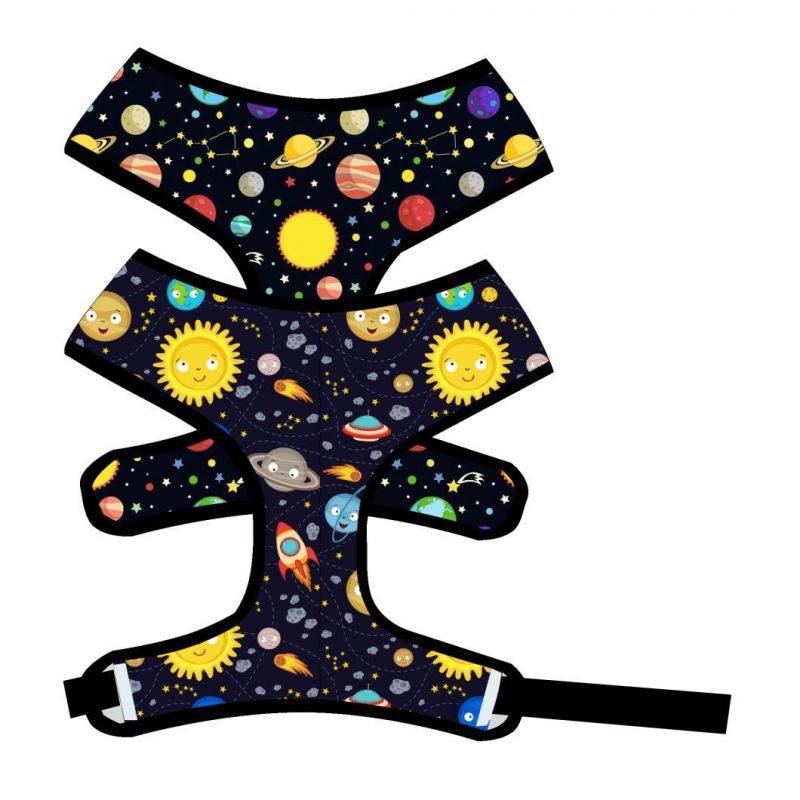 Pet Accessories Fashion Personalized Patterned Designer Custom Print Reversible Sublimation Dog Harness Vest for Pets