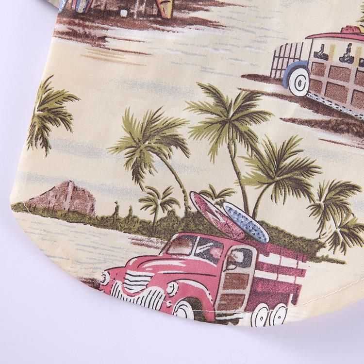 Factory Direct Sale Pineapple Yellow Cute Cat Dog Skirt Custom Print Fruit Summer Dress Pet Clothes