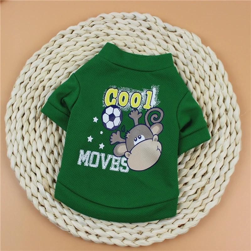 Spring and Winter Wholesale Dog Clothes Print Pet Cloth Cute Dog Cloth with Two Legs