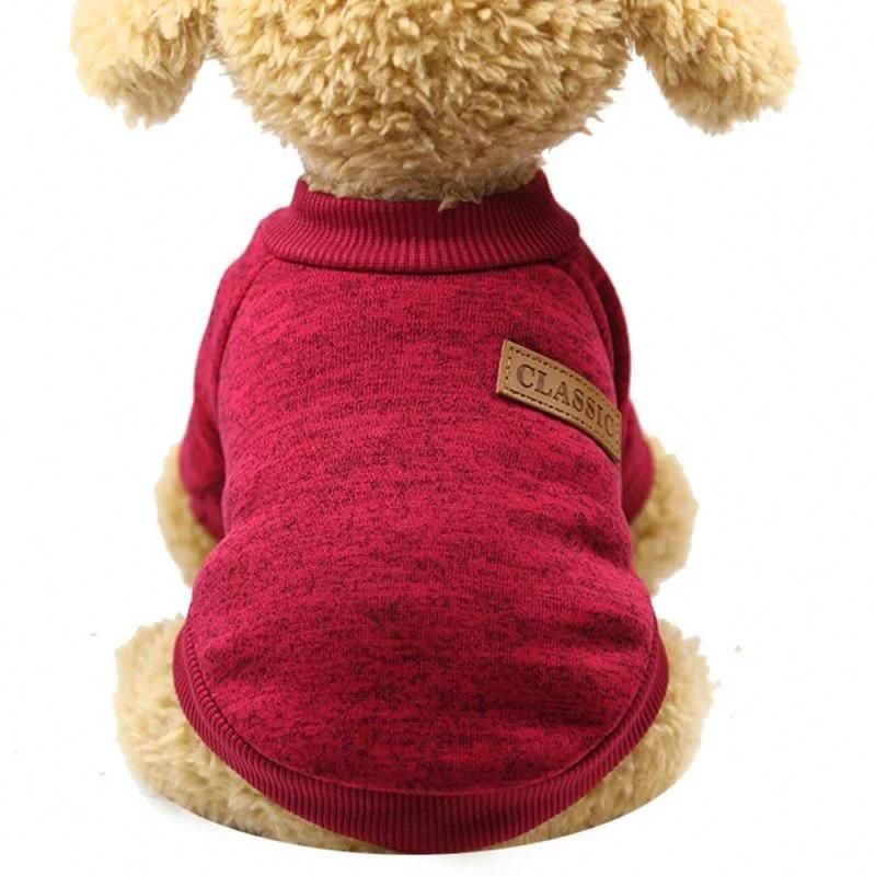 Cute Cotton Classic Warm, Woolen Small Medium Big Pet Hoodies Vests Clothes//