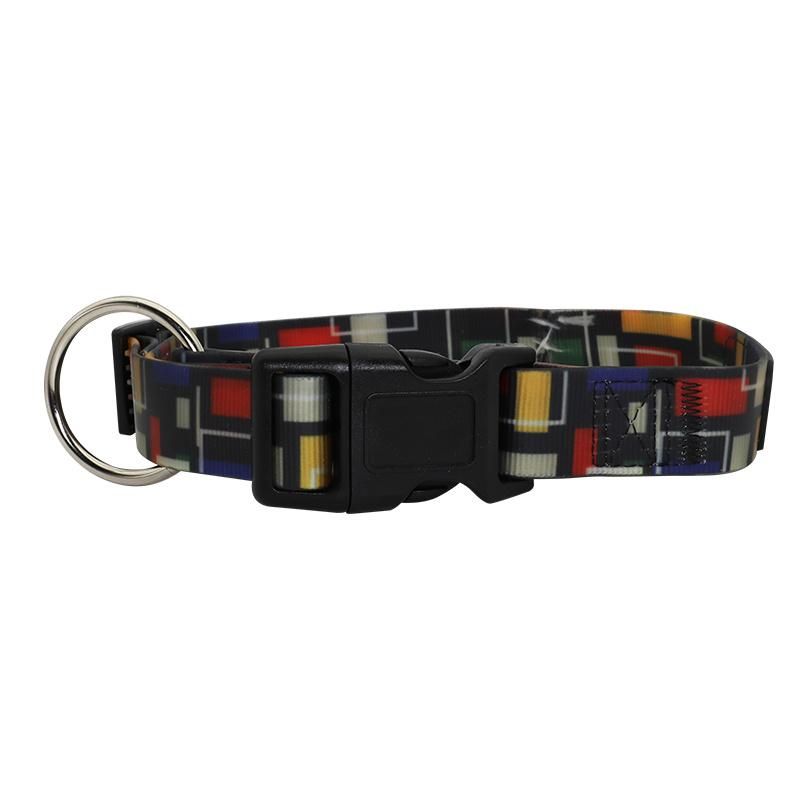 New Style Polyester Printed PVC Coated Webbing Waterproof Dog Collars