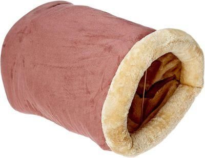 Soft Indoor Kitten Bed Round Soft Pet Cave Mat