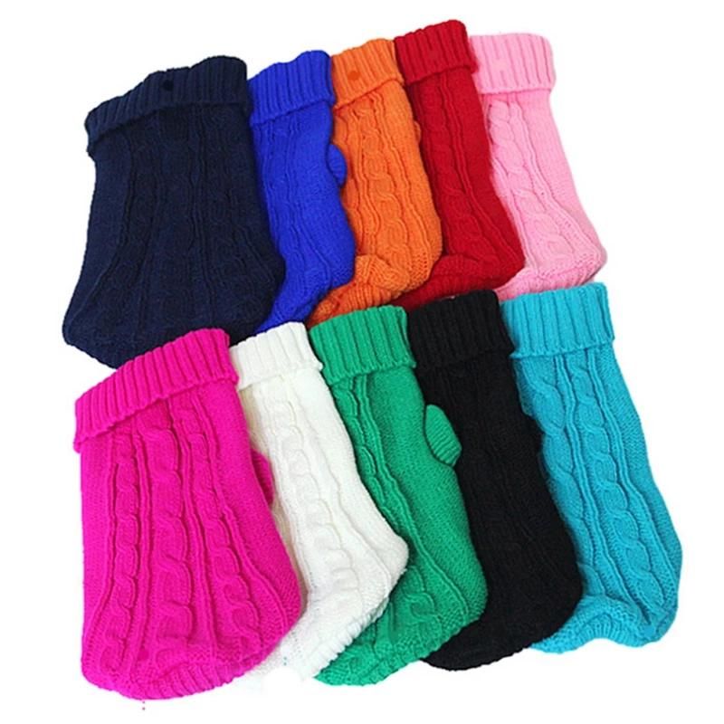 Winter Pet Dog Clothes Warm for Small Puppy Cats Sweater