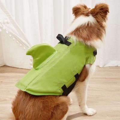 High Buoyancy Dog Life Jacket Vest Dog Safety Vest with Fun Shark Fin