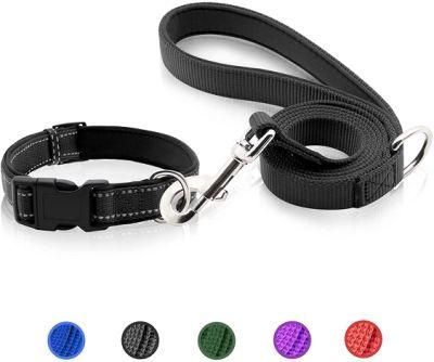 Adjustable Reflective Dog Collars with Quick Release Buckle for Large Dogs