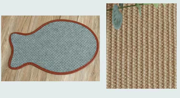 Natural Sisal Carpet Cat Play Rug Scratching Mat Pets training Carpet