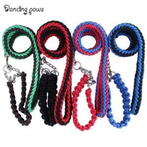Factory Price Handmade Large Dog Nylon Leashes and Collars Set Leashes