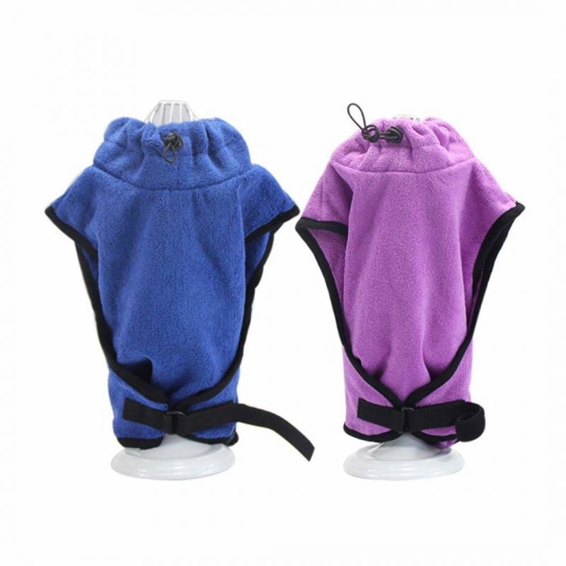 Super Absorbent Dog Bathrobe Microfiber Fiber Towel Quick Dry Cat Bath Towel Pet Products