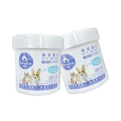 120 PCS Pets Eye Wipes Suitable for Cats and Dogs, Remove Tear Marks Specialized Pet Wipes Safe and Mild Formula Pet Product Pet Accessories