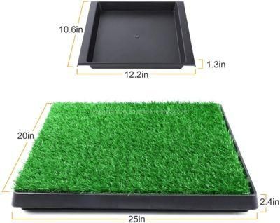 Top Quality Factory Price 25&quot;X20&quot;Outdoor Fake Grass for Dogs Potty Training Area