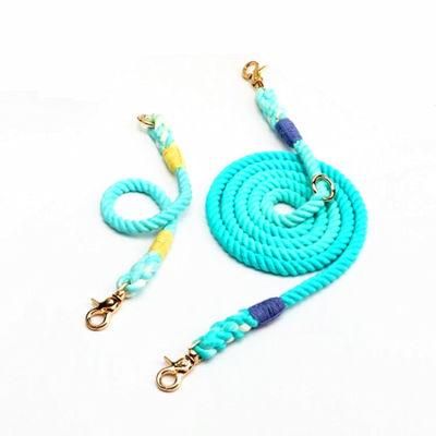100% Jhandmade Cotton Dog Leash with Various Colors