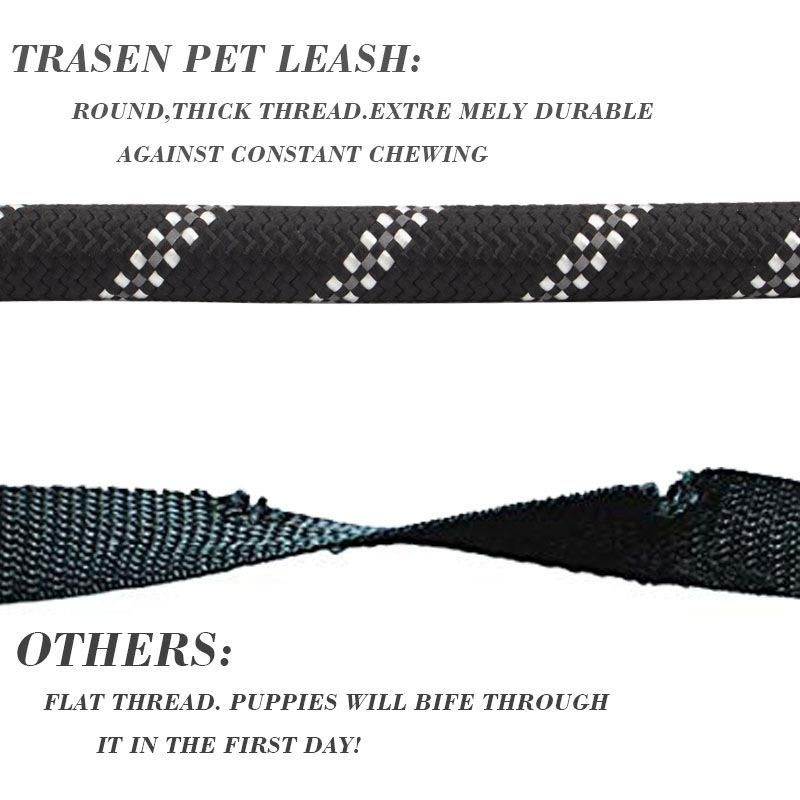 Custom Premium Quality Dog, Training Lead Durable Comfortable EVA Padded Adjustable Climbing Rope Dog Leash/