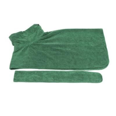 Super Absorbent Microfiber Fast Dry Pet Product Soft Dog Bathrobe