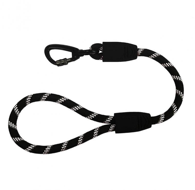 Heavy Duty Reflective Dog Rope Leash with Lock Snap for Security Safety and Control for Dog Walking Running Training Guiding