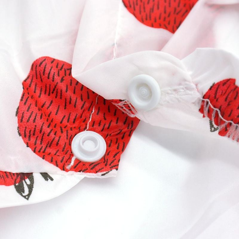 New Summer Hoodie Print Poncho Small and Medium Sized Sun Protection Waterproof Pets Dog Clothing