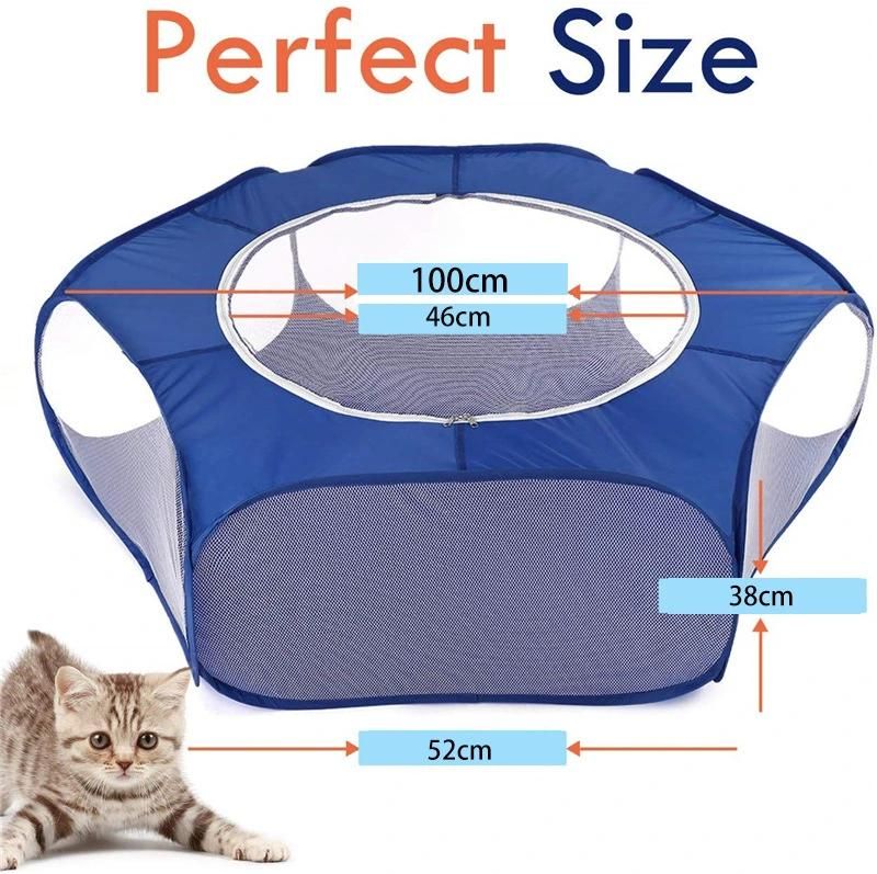 Folding Small Pet Fence Outdoor Indoor Game Exercise Crawling Small Animal Tent
