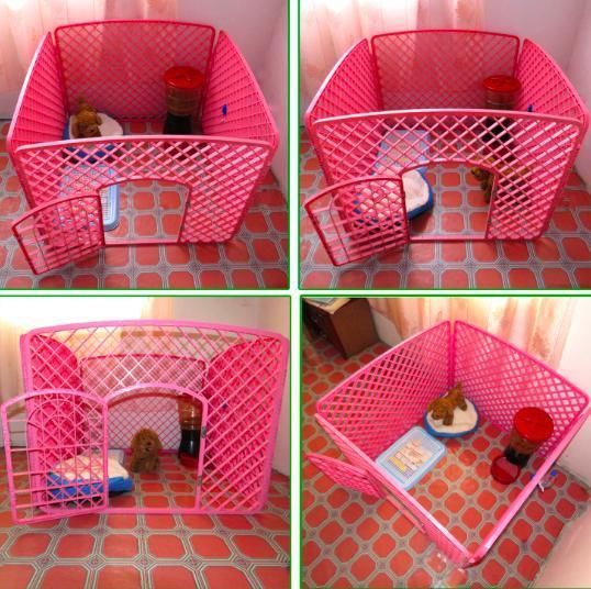 Practical PP Plastic Panels Expandable Adjustable Pet Dog Indoor Outdoor Playpens Puppy Cage Fence with Free Gifts