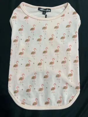 Flamingo Printing Pet Shirt Dog Vest Pet Vest Dog Shirt