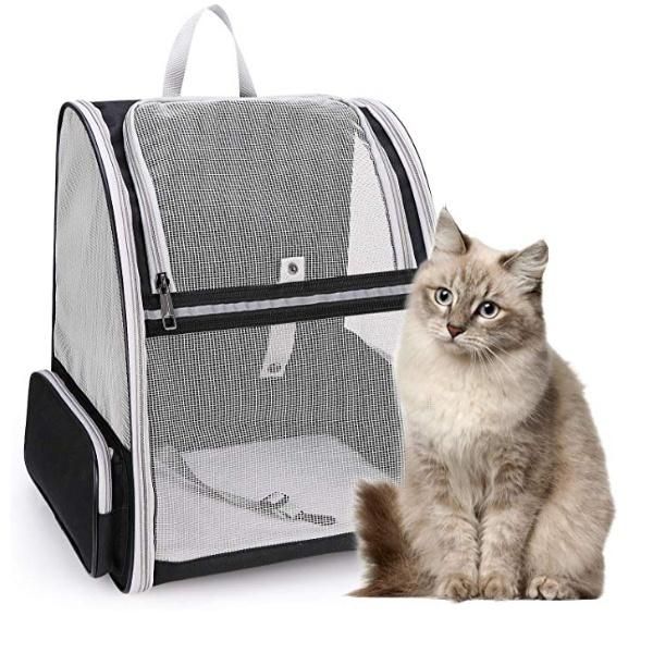 Pet Carrier Backpack, Bubble Backpack Carrier, Cats and Puppies, Airline-Approved, Designed for Travel, Hiking, Walking & Outdoor