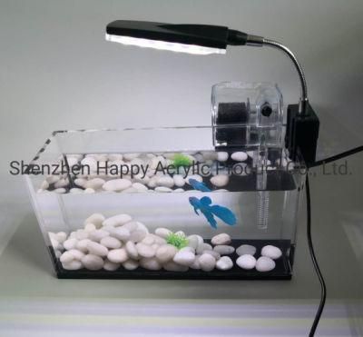 2020 Factory Directly Supply Acrylic Square Aquarium Can Be Customized Transparent Manufacturers Direct