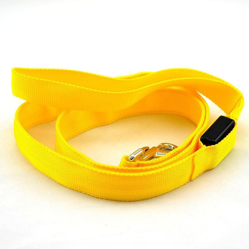 LED Pet Leash Small and Medium-Sized Dogs Luminous Pet Pull Belt Luminous Walk Dogs