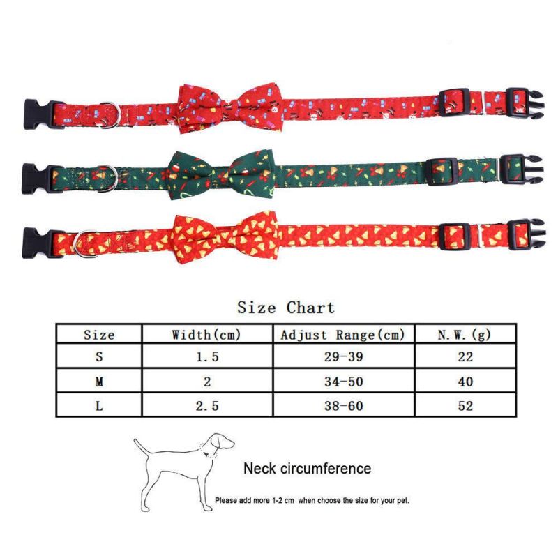 Manufacturers Pet Collar Strap, Polyester Neck Strap Adjustable Safe Buckle Cats Puppy Dog Collar