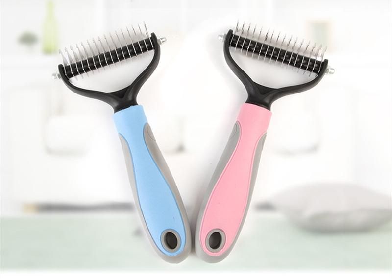 New Pet Hair Removal Comb Professional Large Dogs for Long Hair Pet Brush Grooming Tool