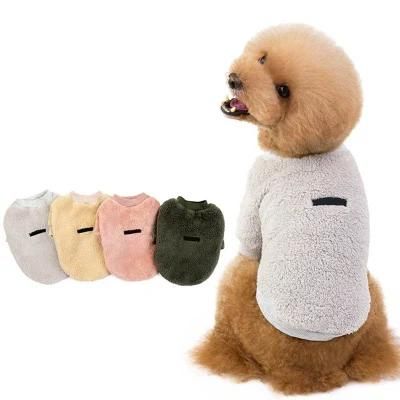 Warm Pet Dogs Clothes Cute Warm Casual Coats with High Collar for Winter and Autumn Puppy Cloth for Pet Dog Puppy Supplies