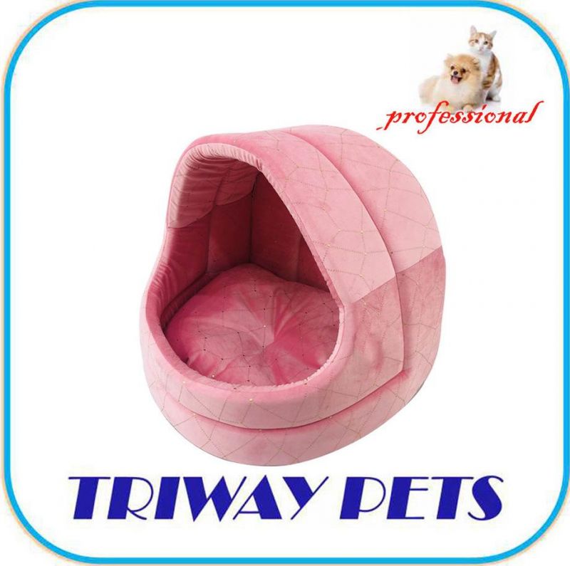 Quiet Time Hooded Cat Pet Bed