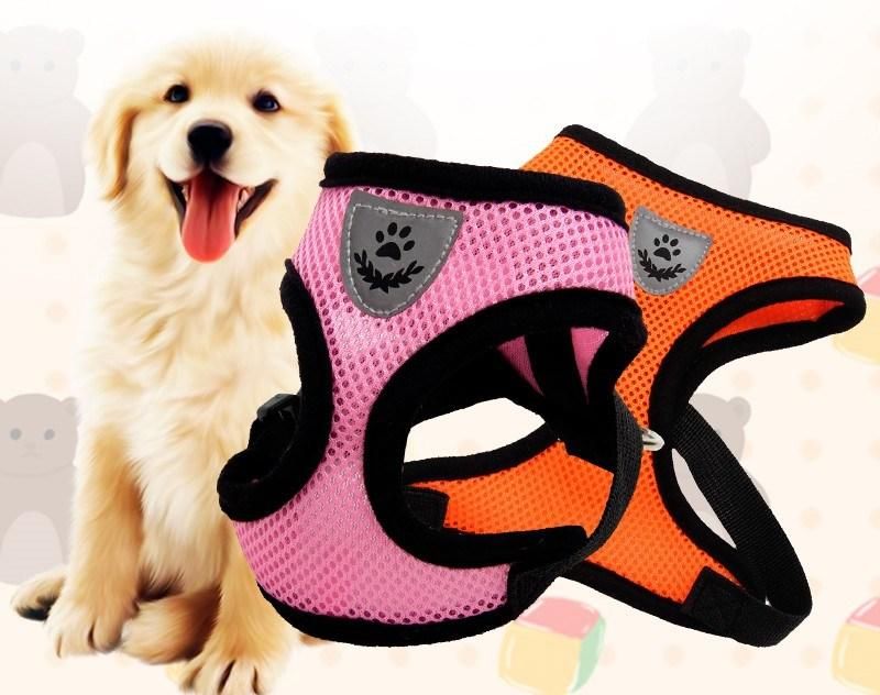 Double Side Mesh Material Adjustable Pet / Dog Harness