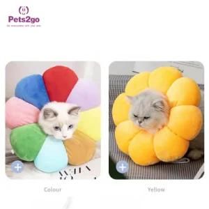 Sunflower Color Anti - Bite Anti - Lick Pet Products for Cats and Dogs Universal Soft Protective Collar
