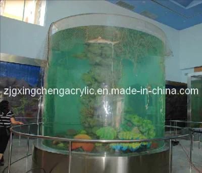 Cylindrical Acrylic Fish Tank