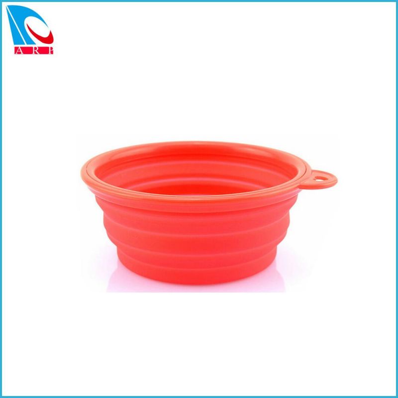 Silicone Pet Bowl Food Grade Silicone BPA Free, Foldable Expandable Cup Dish for Pet Dog/Cat Food Water Feeding Portable Travel Camp