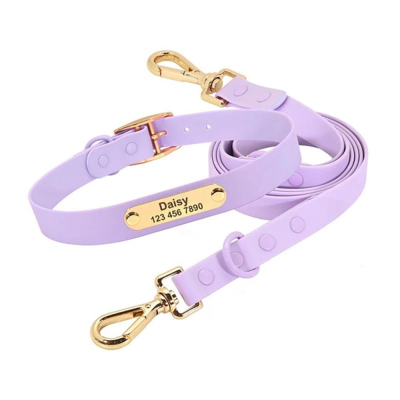 Support Customized Logo Slip Dog Leash for Medium Large Hands Free Dog Leash Waterproof Training Dog Lead Leash