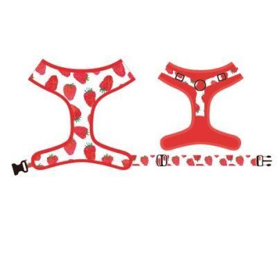 OEM Sublimation New Released Neck Adjustable Harness for Frenchie Bulldogs