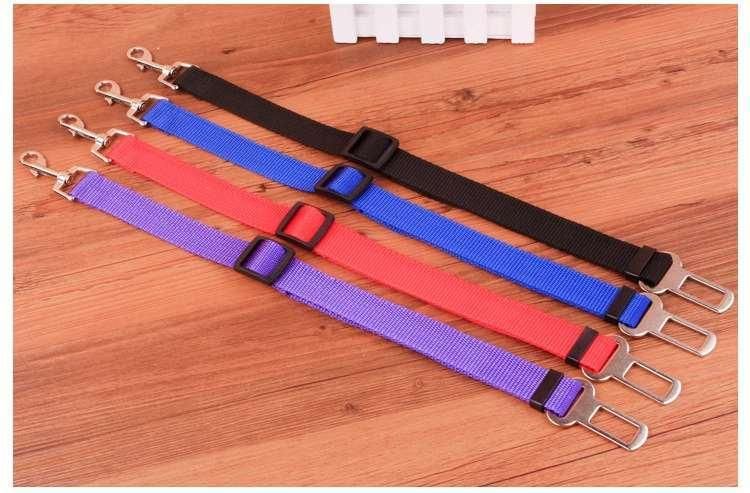 Adjustable Pet Dog Leash Car Seat Belt Harness Clip in Lead
