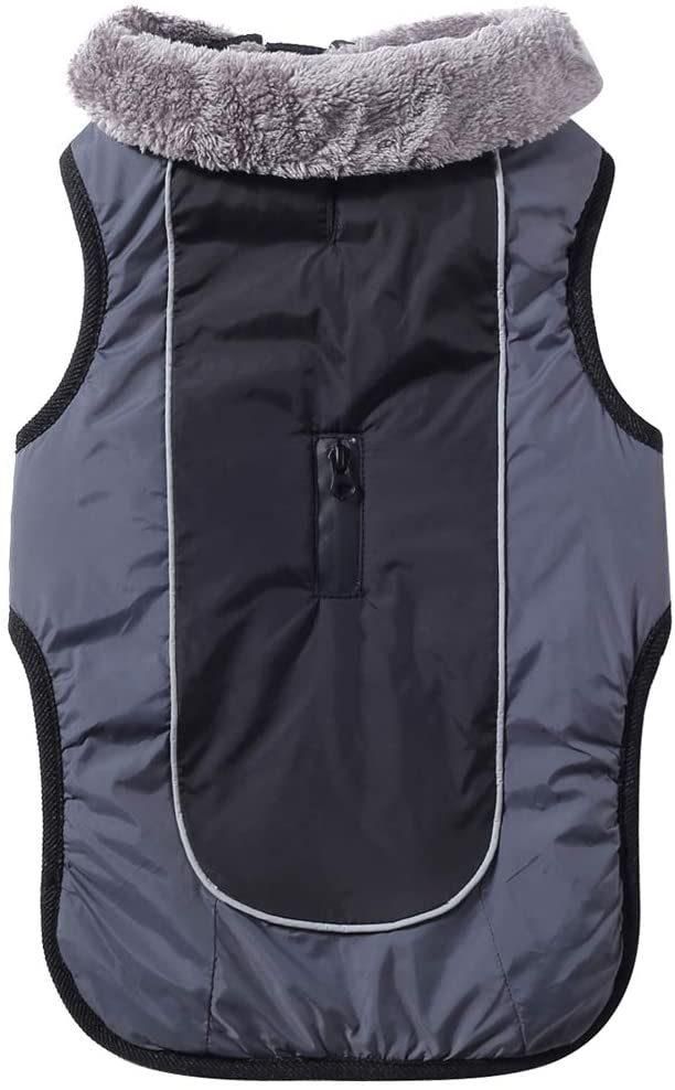 Fleece Collar Dog Coats for Small Dogs
