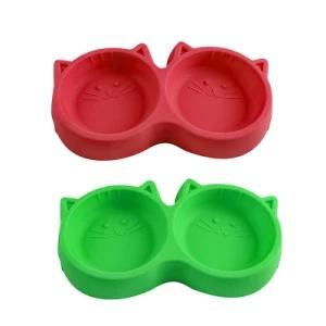 Silicone Dog Bowl Plastic Feeder Pet out Door Cat Food Foldable Travel Dog Bowl
