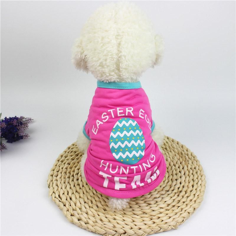 Variety of Optional Summer Thin Pet Vest Cotton Dog Vest Teddy Pomerang Skeleton Dog Clothing