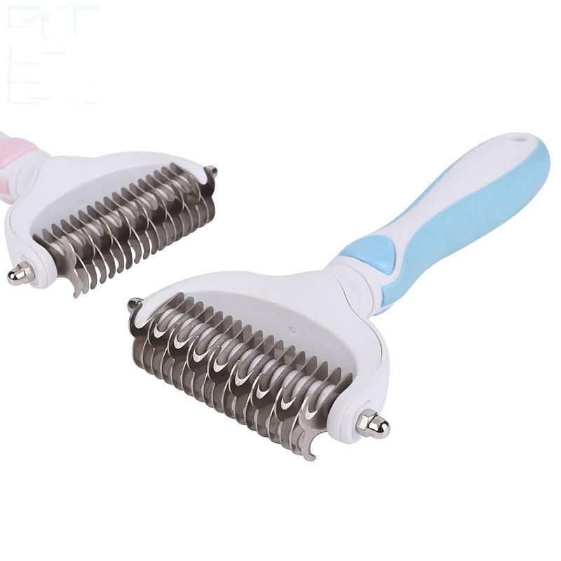 Stainless Steel Grooming Tools Open Knot Hair Double-Sided Comb