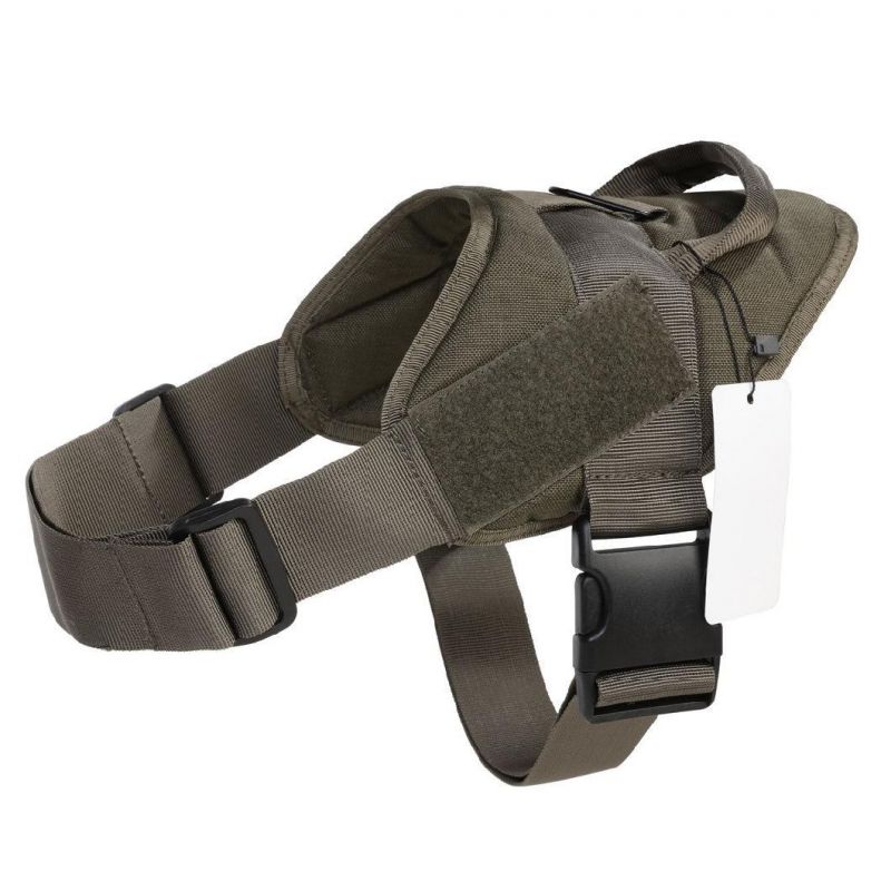 Tactical Dog Harness with Grab Handle, Durable Nylon, 4 Color